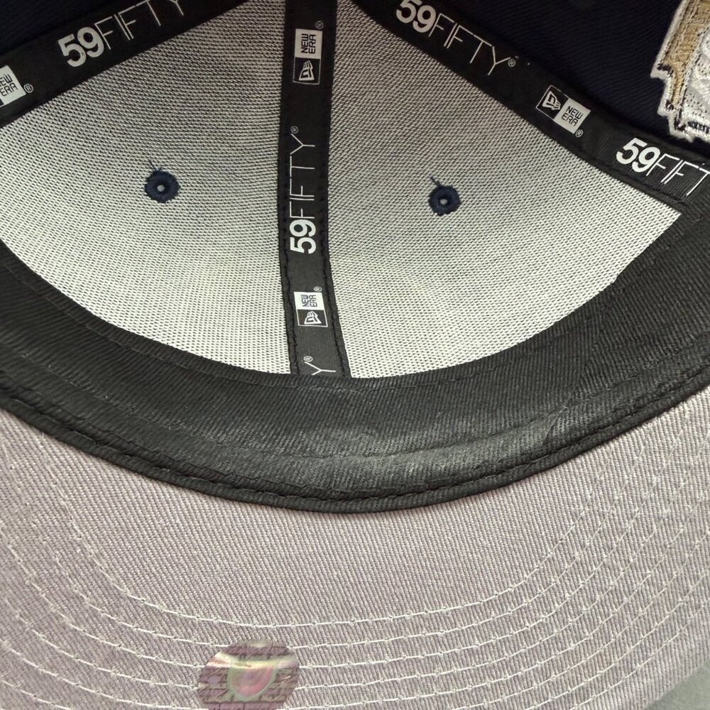 New Era Philadelphia Union Soccer Hat Cap Fitted 7 1/4 MLS 59 Fifty Blue - Picture 12 of 16